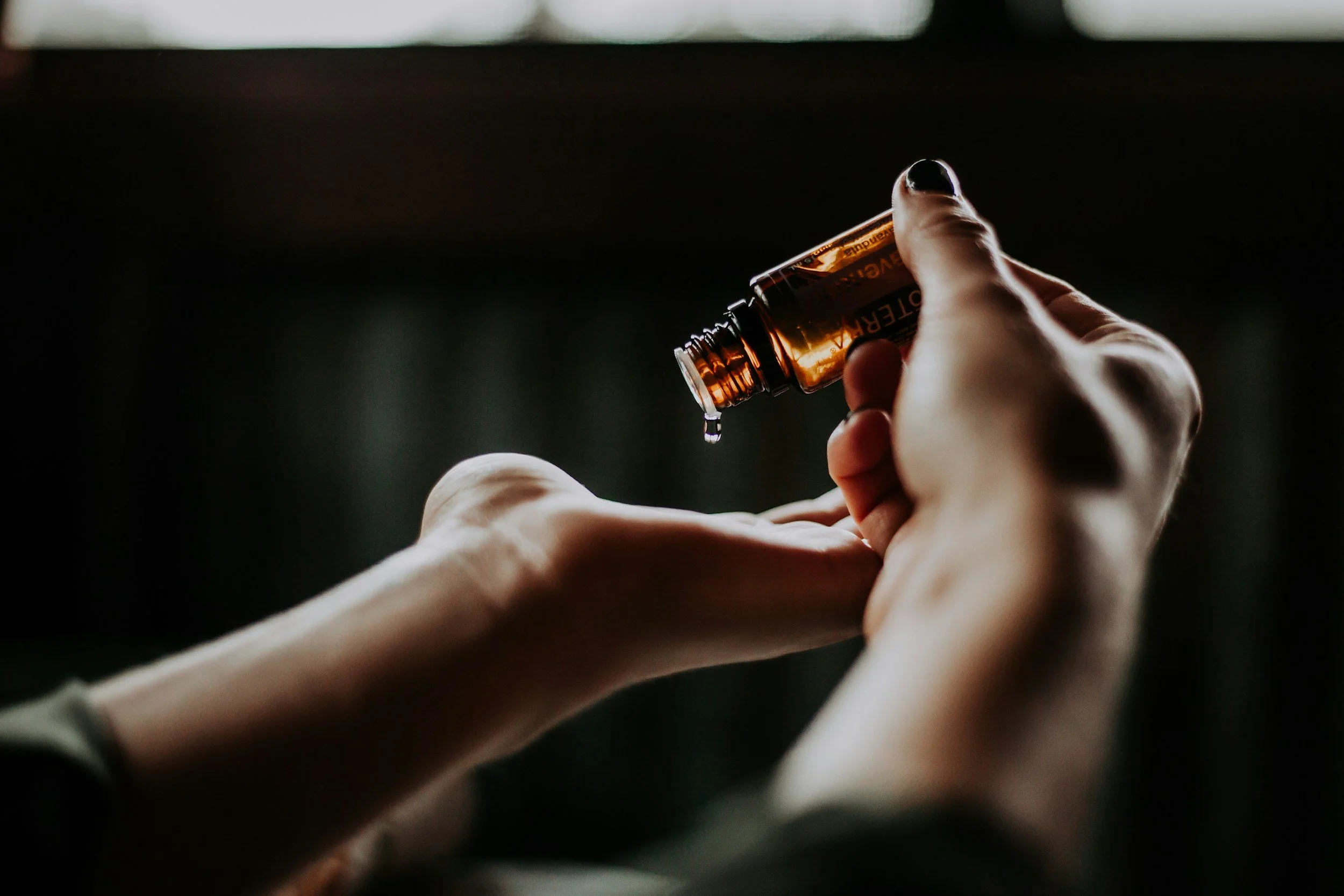 Calm modalities — oils, towels and stones